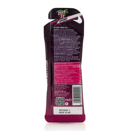 Rote Bete Energy Gel Inhalt