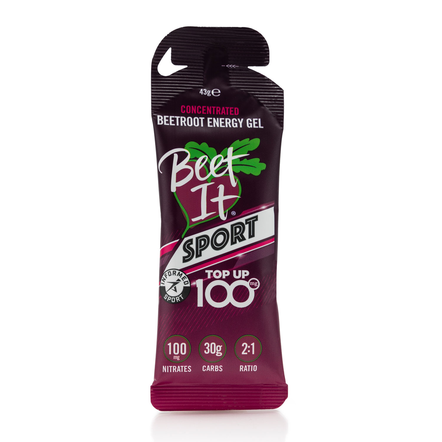 Beet It Sport Energy Gel Top Up 100