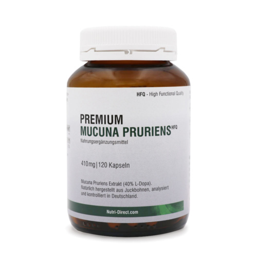 Mucuna Pruriens Kapseln 120 Stk. (40% L- Dopa) UMLEITUNG