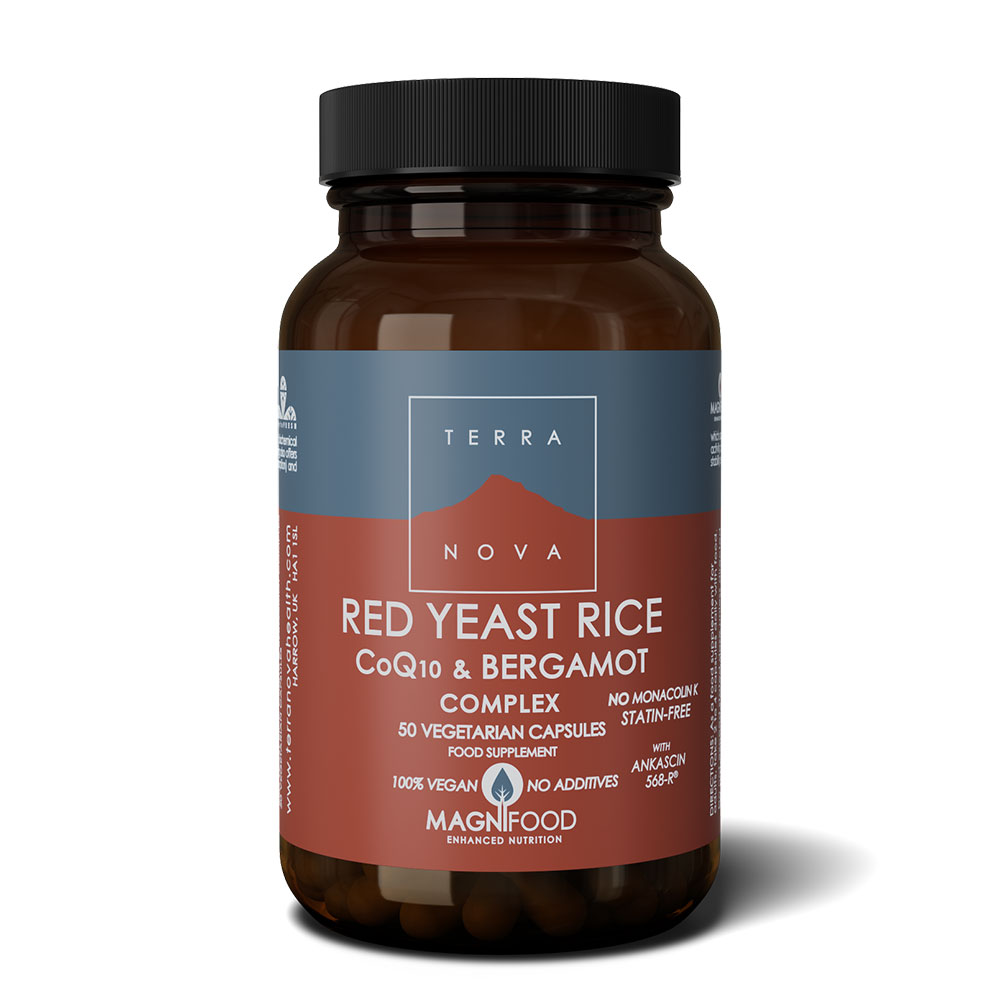 Terranova - Red Yeast Rice, CoQ10 & Bergamot 50 vegane Kapseln