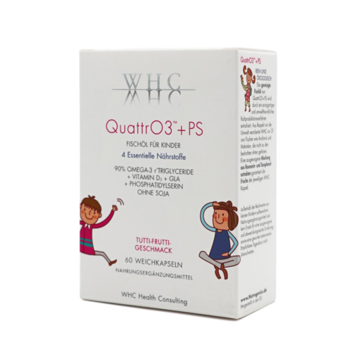 WHC QuattrO3+PS - Omega-3 Kapseln für Kinder